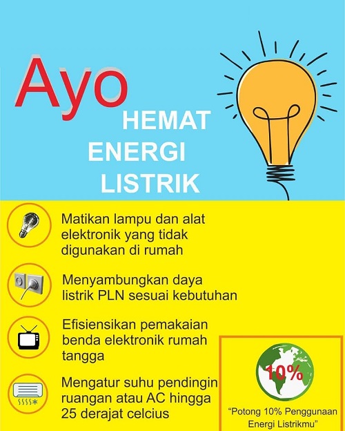 Gambar Poster Hemat Energi