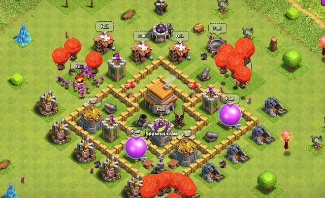 Clash of clans base for town hall 5