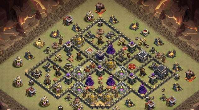 Base th9 war anti 3 star