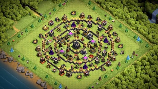 Base coc th 9 anti bintang 3