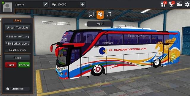 Mod Bussid Bus spesial edition