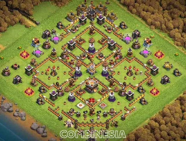 Town hall 11 trophy base