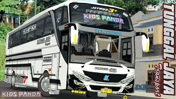Livery Bussid Kids Panda Tunggal Jaya